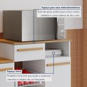 Ver mais imagens de Balcão Fruteira 2 Portas 1 Gaveta 95cm Ravena