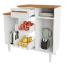Ver imagem 4 de Balcão Fruteira 2 Portas 1 Gaveta 95cm Ravena