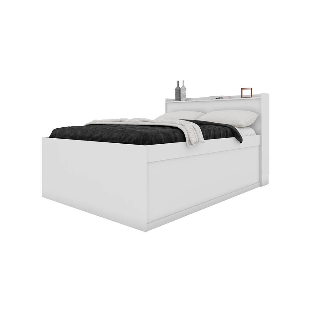 Cama Casal Pet 1,40 Puppy com Colchão D33 Branco - 4