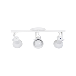 Spot Trilho Triplo 3 Sobrepor Direcionável E-27 Branco - 2