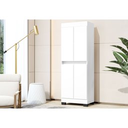 Armário Multiuso Escritório Quarto 4 Portas Gael Rede Móveis - 1