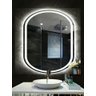 Espelho jateado Oval Iluminado com led frio - 50x100cm Woodglass oval jateado - 7