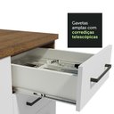 Ver imagem 4 de Torre Quente 60 Cm 1 Porta 3 Gavetas Rustic/branco