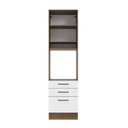 Ver imagem 6 de Torre Quente 60 Cm 1 Porta 3 Gavetas Rustic/branco