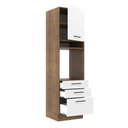 Ver mais imagens de Torre Quente 60 Cm 1 Porta 3 Gavetas Rustic/branco