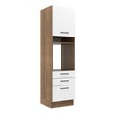 Ver imagem 1 de Torre Quente 60 Cm 1 Porta 3 Gavetas Rustic/branco