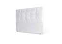 Ver imagem 1 de Cabeceira De Cama Box Luiza Solteiro 90cm X 106cm Couro Branco Ms Decor