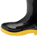 Ver imagem 3 de Bota Pvc Cano Médio Preta e Amarela Nº45 - 110vflexf-pra - Marluvas Bota Pvc Preta/am Cano Medio N.4
