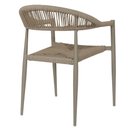 Ver imagem 5 de Kit 4 Cadeiras Empilhável Laguna Trancoso Fratini Aluminio Fendi Assento Trama Corda Náutica Fendi