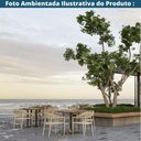 Ver imagem 7 de Kit 4 Cadeiras Empilhável Laguna Trancoso Fratini Aluminio Fendi Assento Trama Corda Náutica Fendi