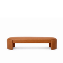 Ver imagem 4 de Recamier Puf Decorativo Fly Cama Casal 138cm Zahav Estofados:marrom Couro Sintético