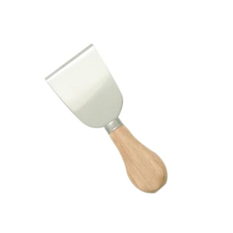 Espátula Reta para Queijo Inox com Cabo de Madeira 12.5 Cm - Mimo Style - Ac19013