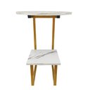 Ver imagem 3 de Mesa Lateral Canto Sala Quarto Escritorio Cabeceira Moderna Decoraçao Redonda Minimalista Multifunci