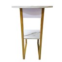 Ver imagem 7 de Mesa Lateral Canto Sala Quarto Escritorio Cabeceira Moderna Decoraçao Redonda Minimalista Multifunci