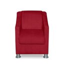 Ver imagem 1 de Mini Poltrona Cadeira Infantil Tilla de Criança Suede Vermelho