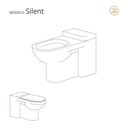 Ver imagem 3 de Assento Sanitario Poliester Silent Marfim (bege Claro) para Vaso Hervy