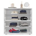 Ver imagem 4 de Cômoda 4 Gavetas Branca e Creme Porto Politorno