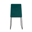 Ver mais imagens de Kit 10 Cadeiras de Jantar Cozinha Industrial Lexa Veludo - Élpis Móveis - Verde - Preta