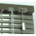 Ver imagem 5 de Persiana Horizontal 25mm Alumínio Crisdan Largura 1,60 X 1,60 Altura Charcoal