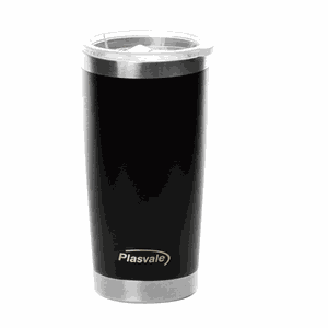 Copo Térmico Preto 500 Ml Plasvale