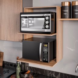 Armário Suporte para Microondas e Forno Suspenso Cozinha Lauren Freijó - 1