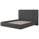 Ver imagem 6 de Cama King Flutuante com Cabeceira 195cm Astra S04 Linho Preto - Lyam Decor