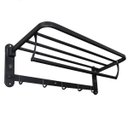 Ver imagem 2 de Suporte Embralumi Porta Toalha Ajustável Parede com 5 Ganchos Banheiro Toalheiro