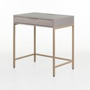 Ver imagem 3 de Escrivaninha Square 1 Gaveta 70 Cm X 48 Cm Nude Gianduia
