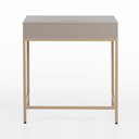 Ver imagem 4 de Escrivaninha Square 1 Gaveta 70 Cm X 48 Cm Nude Gianduia