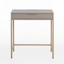 Ver imagem 1 de Escrivaninha Square 1 Gaveta 70 Cm X 48 Cm Nude Gianduia