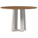 Ver imagem 1 de Mesa de Jantar Isabela 120x120 cm Off White Cinamomo - New Ceval
