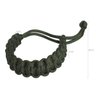 Pulseira Paracord 550lb Bracelete Tático 2,5m Corda De Sobrevivência Verde Oliva - 3
