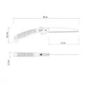 Ver imagem 4 de Serrote de Poda Profissional Dobrável 8" / 210 Mm Tramontina em Aço com Cabo Plástico Tramontina