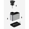Porta Detergente Dispenser Sabão Liquido Esponja Bucha Inox - 9