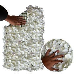Painel Floral Decorativo 5 Unidades Placas de Flor Artificial 60x40 para Casamentos e Festas - 4