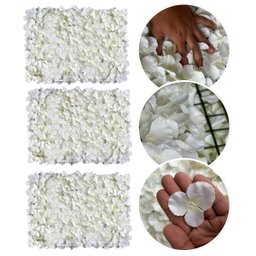 Painel Floral Decorativo 5 Unidades Placas de Flor Artificial 60x40 para Casamentos e Festas - 3