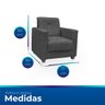 Poltrona Cadeira para Sala Confortável Reforçada Veneza Suede - 6