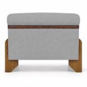 Ver imagem 2 de Ppuff Recamier Baú Versallies 200 Cm para Sala Quarto Pé de Cama Hall de Entrada Bouclé Premium Luxo