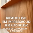 Ver imagem 5 de Bancada Ripada Lisa 120cm para 2 ou 4 Pessoas Mesa Alta Cozinha Sala Realeza Marrom/Freijó