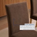 Ver imagem 5 de Conjunto de Mesa 6 Lugares Carol com Vidro 160x80cm e Cadeiras Espanha Cinamomo Off White