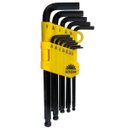 Ver imagem 1 de Jogo 12 Chave Allen Hexagonal Abaulada Longa Polegadas Cr-v