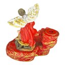 Ver imagem 4 de Incensário Cascata Católico em Resina - Escolha o Seu Santo:são Miguel Vermelho 10 Cm