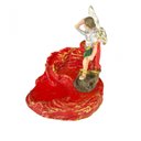 Ver imagem 3 de Incensário Cascata Católico em Resina - Escolha o Seu Santo:são Miguel Vermelho 10 Cm