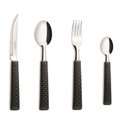 Ver imagem 1 de Faqueiro para Ate 4 Pessoas com Caixa, Rattan Preto 16 Peças Simonaggio