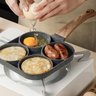 Frigideira Antiaderente 4 em 1 Maifan Nao Gruda Ovo Omelete Carne Bacon Hamrbuguer Panela Multiuso C - 10