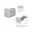Ver imagem 3 de Berço Mini Cama 100% Mdf Conforto Permobili Branco Branco