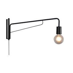 LUMINÁRIA PAREDE ARANDELA INDUSTRY ARTICULADA PRETO  - 3208/AR PT - 1