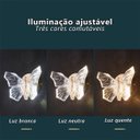 Ver imagem 5 de Arandela Borboleta de Cristal Luxo - 3 Cores de Led em Uma Única Peça