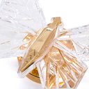 Ver mais imagens de Arandela Borboleta de Cristal Luxo - 3 Cores de Led em Uma Única Peça