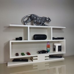 Nicho Prateleira Suspenso para Quarto Zeus Solutions Slim - Branco - 3